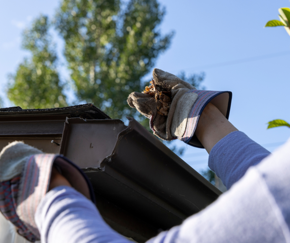 czyszczenie rynien po zimie